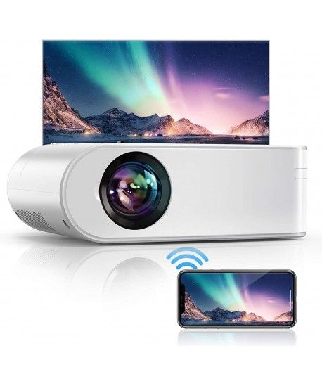 Video projecteur 6000 lumens LED WIFI Android