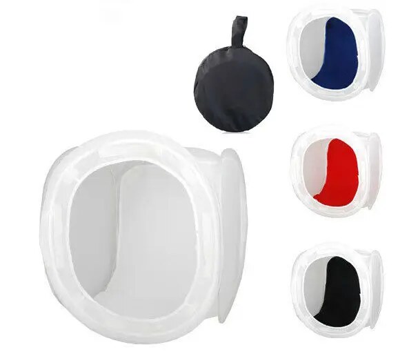 Tente de prise de vue 90 cm — cube photo pour packshot produit