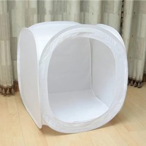 Tente de prise de vue 40 cm — cube photo pour packshot produit